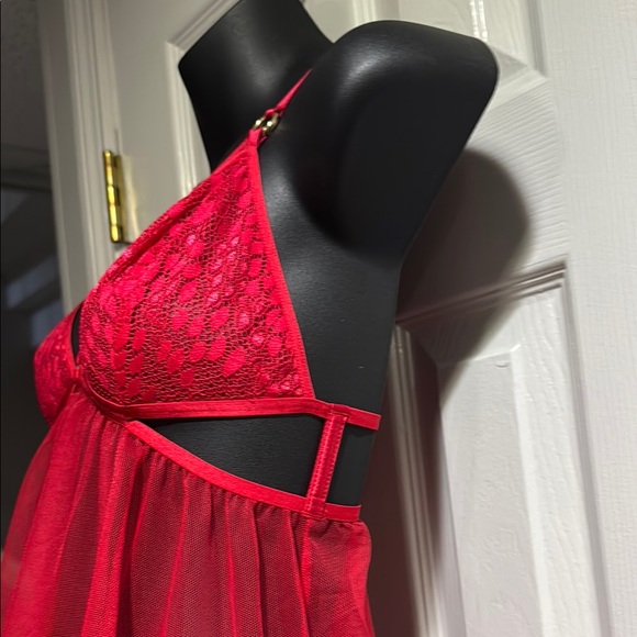 Victoria's Secret Red Lace Chemise Intimates - Picture 3 of 7